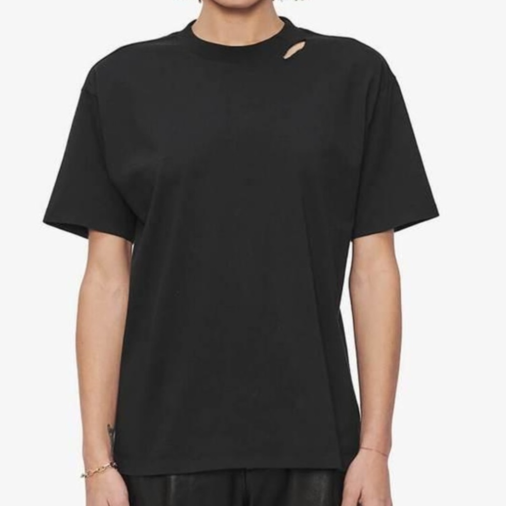 Anine Bing Black Milo Tee